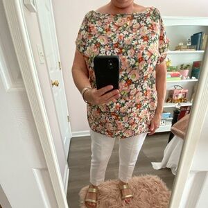 Loft floral blouse